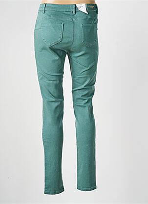 Pantalon slim stretch taille normale vert C'EST BEAU LA VIE femme