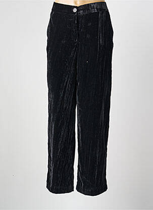 Pantalon large fermeture zippée sous rabat boutonné taille normale noir C'EST BEAU LA VIE femme