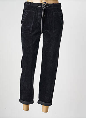 Pantalon 7/8 stretch taille normale noir C'EST BEAU LA VIE femme