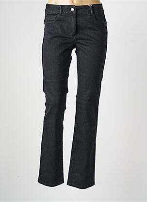 Jeans coupe droite stretch taille normale noir C'EST BEAU LA VIE femme
