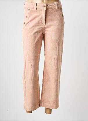 Pantalon 7/8 stretch taille normale rose C'EST BEAU LA VIE femme