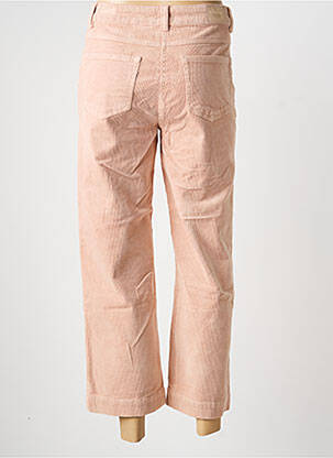 Pantalon 7/8 stretch taille normale rose C'EST BEAU LA VIE femme