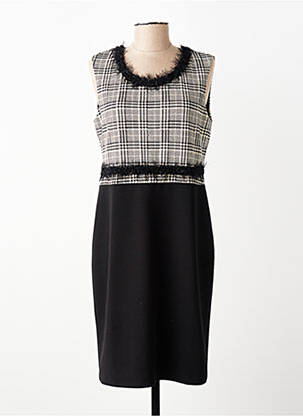 Robe mi-longue sans manche sans manche noir BATIDA femme