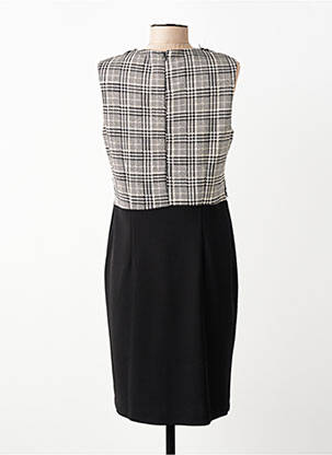 Robe mi-longue sans manche sans manche noir BATIDA femme