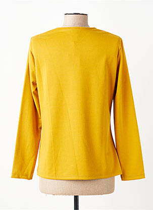 T-shirt manches longues manches longues jaune FRANCE RIVOIRE femme