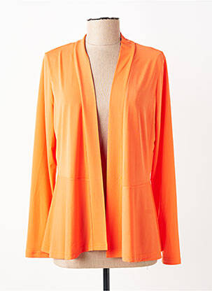 Gilet manches longues stretch orange BATIDA femme
