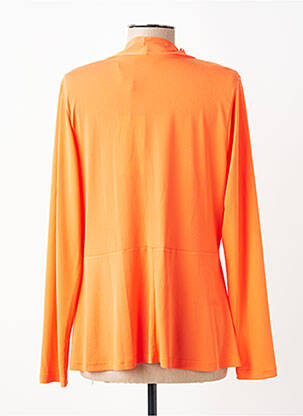 Gilet manches longues stretch orange BATIDA femme