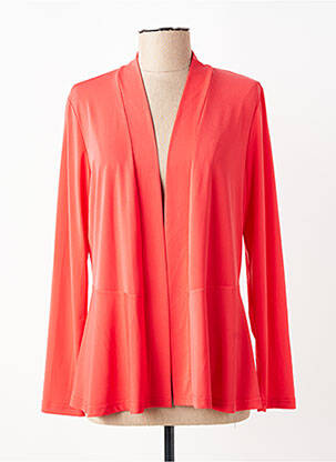 Gilet manches longues stretch rouge BATIDA femme