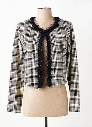 Veste chic col rond noir BATIDA femme