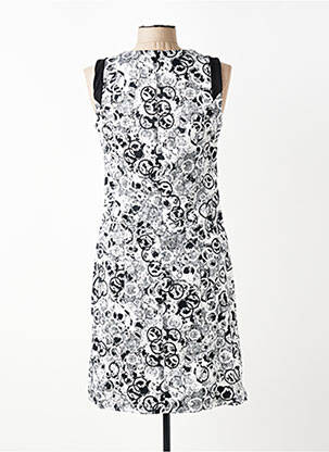 Robe mi-longue sans manche sans manche noir FRANCE RIVOIRE femme