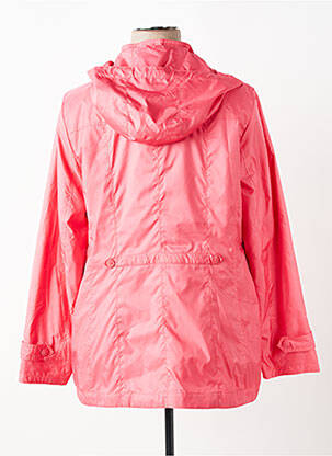 Coupe-vent manches longues a capuche rose CONCEPT K femme