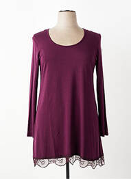 Jupon /fond de robe broderie violet MADO ET LES AUTRES femme