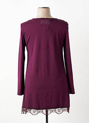 Jupon /fond de robe broderie violet MADO ET LES AUTRES femme