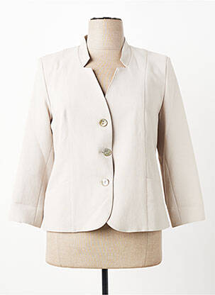 Blazer coupe cintrée beige ANNE KELLY femme
