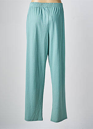 Pantalon droit taille élastique taille normale vert NAYAT femme
