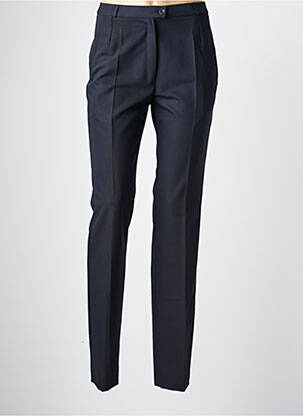 Pantalon slim taille haute taille haute bleu ANNE KELLY femme