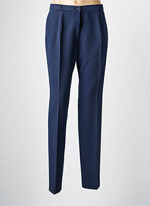 Pantalon slim taille haute taille haute bleu ANNE KELLY femme