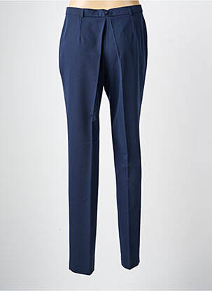 Pantalon slim taille haute taille haute bleu ANNE KELLY femme