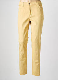 Jeans coupe slim taille normale taille normale jaune WALTRON femme
