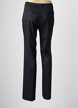 Pantalon chino fermeture zippée sous rabat boutonné taille normale noir FRED SABATIER femme