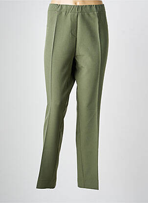 Pantalon slim taille élastique taille normale vert TELMAIL femme