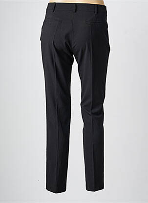 Pantalon chino fermeture zippée sous rabat boutonné taille normale noir DIAMBRE femme