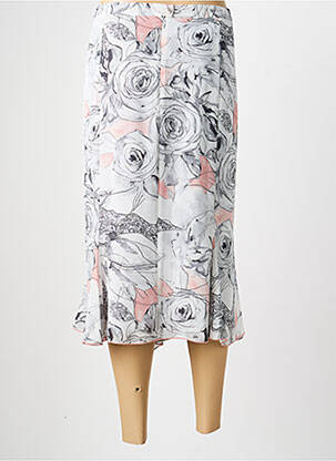 Jupe mi-longue taille normale gris FRANCE RIVOIRE femme