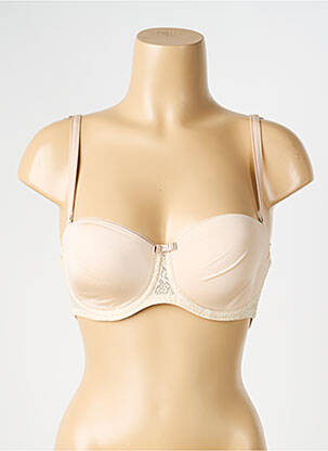 Soutien-gorge effet matière satinée haut soutien-gorge moulé chair TRIUMPH femme