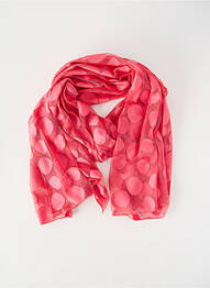 Foulard imprimé pois rose FRANCE RIVOIRE femme