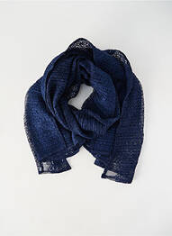 Foulard légère et transparente bleu GREGORY PAT femme