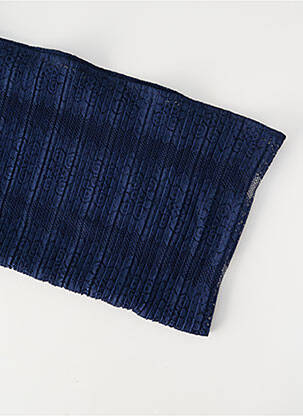 Foulard légère et transparente bleu GREGORY PAT femme
