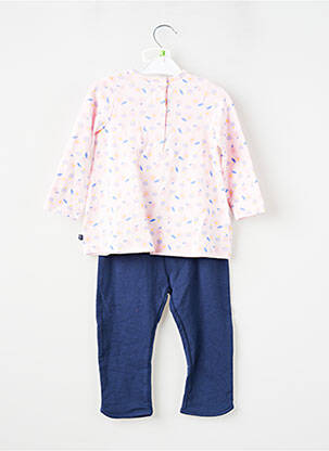 Ensemble pantalon type de haut t-shirt rose SUCRE D'ORGE fille