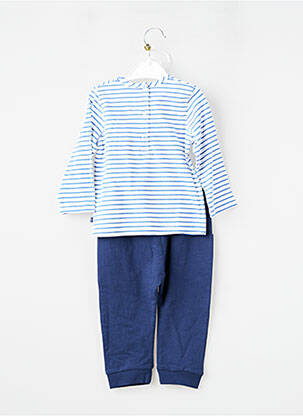 Ensemble pantalon taille élastique bleu SUCRE D'ORGE garçon
