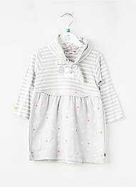 Robe courte imprimé fantaisie manches longues gris SUCRE D'ORGE fille
