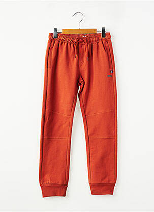 Jogging stretch taille élastique orange SUCRE D'ORGE garçon