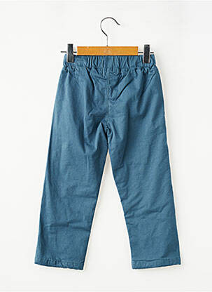 Pantalon droit coupe droite taille élastique bleu SUCRE D'ORGE garçon