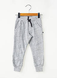 Jogging poches taille élastique gris SUCRE D'ORGE garçon