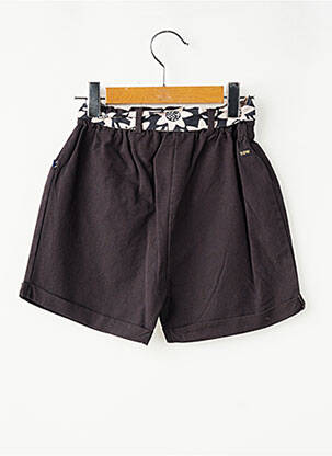 Short taille normale taille ajustable noir SUCRE D'ORGE fille