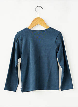 T-shirt manches longues manches longues bleu SUCRE D'ORGE garçon