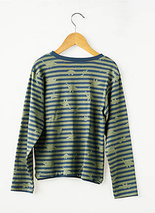 T-shirt manches longues manches longues vert SUCRE D'ORGE garçon