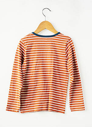 T-shirt manches longues manches longues orange SUCRE D'ORGE garçon