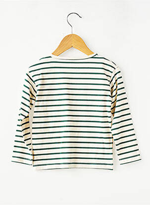 T-shirt coupe droite manches longues beige SUCRE D'ORGE fille