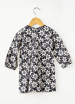 Robe courte manches longues manches longues noir SUCRE D'ORGE fille