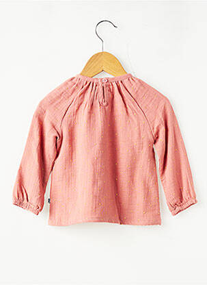 Blouse manches longues manches longues rose SUCRE D'ORGE fille