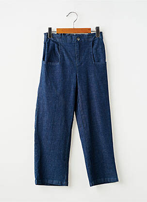 Jeans coupe droite taille normale taille ajustable bleu SUCRE D'ORGE enfant