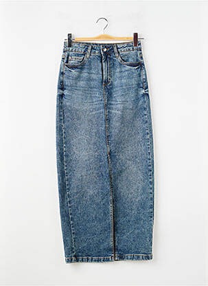 Jupe longue taille normale bleu KAFFE femme