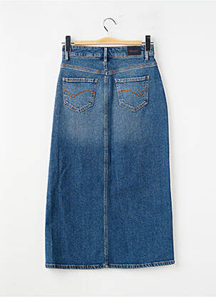 Jupe longue coupe droite bleu FREEMAN T.PORTER femme