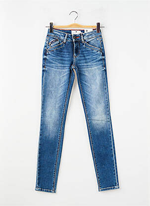 Jeans coupe slim stretch taille normale bleu FREEMAN T.PORTER femme