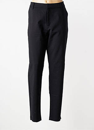 Pantalon droit stretch taille normale noir CREAM femme