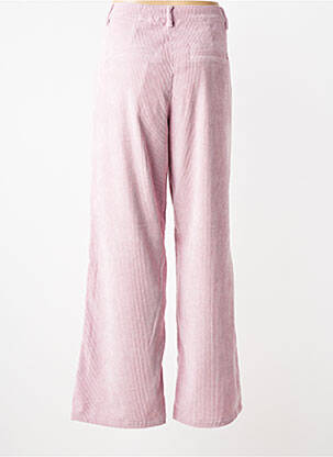 Pantalon flare taille élastique rose CREAM femme